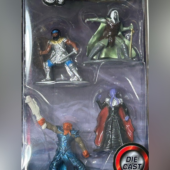 Dungeons & Dragons - Jada Diecast Drow Elf, Dragonborn, Human & Mind Flayer - Picture 5 of 8